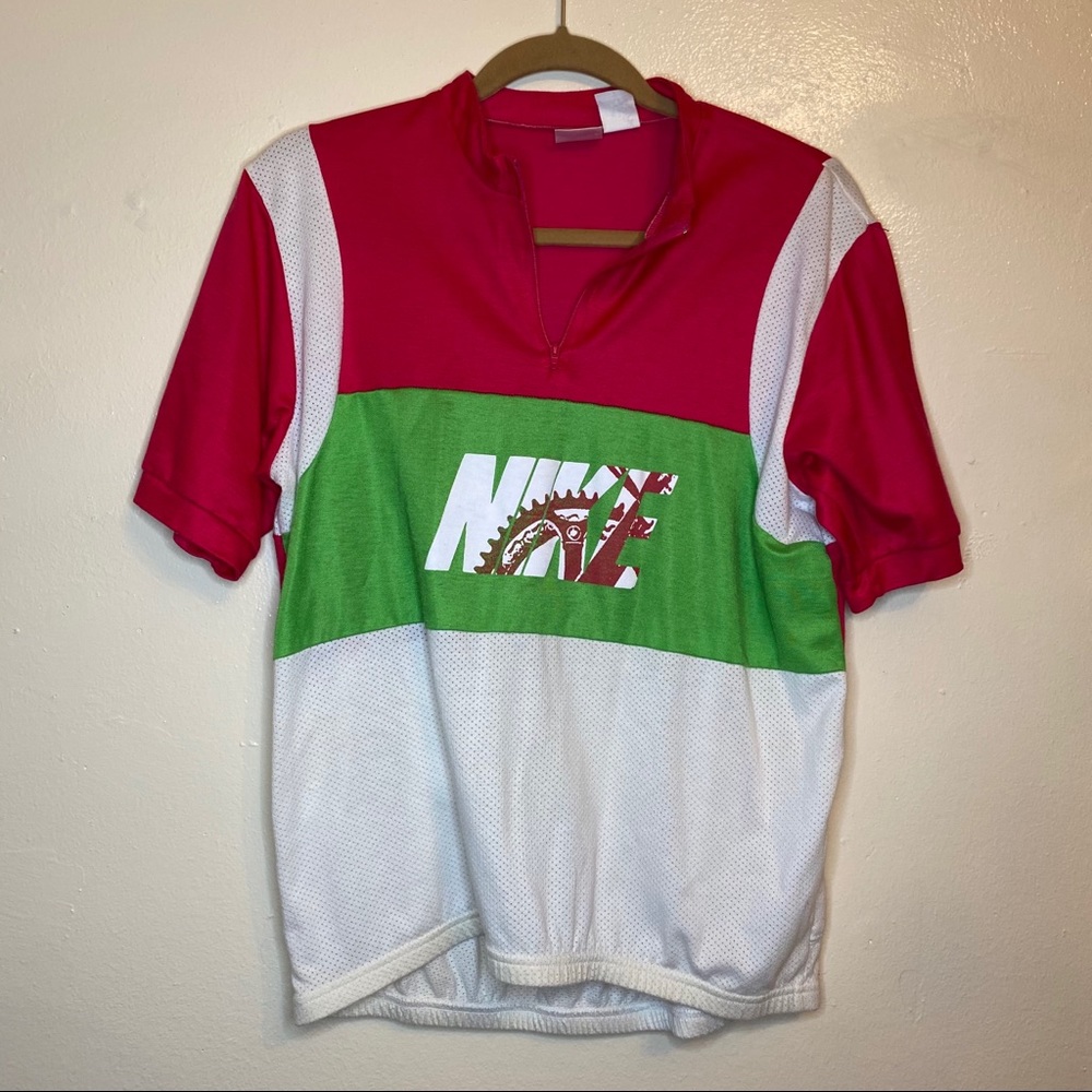 Vintage Nike Biking Shirt Bright Colored 90’s
